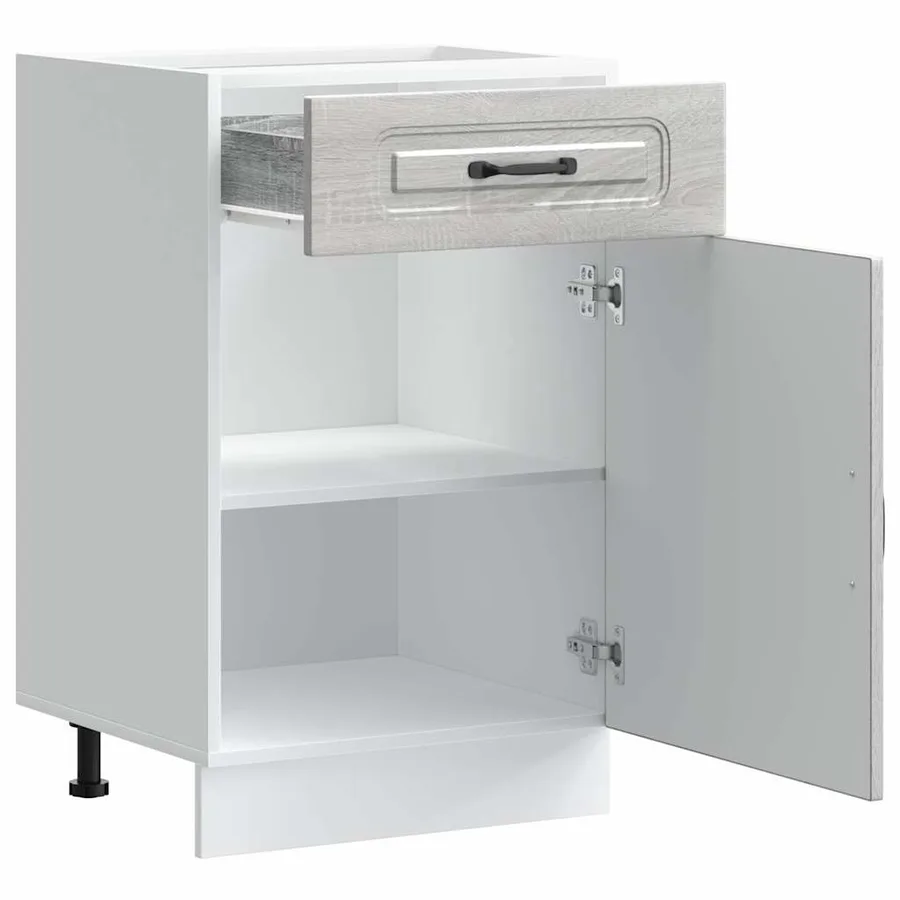 Armoire de cuisine Kalmar sonoma gris bois d'ingénierie - 5