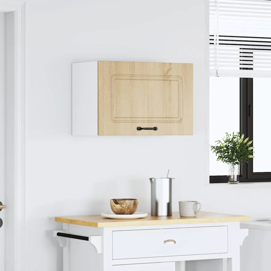 Armoire murale de cuisine Kalmar chêne sonoma bois d'ingénierie - 3