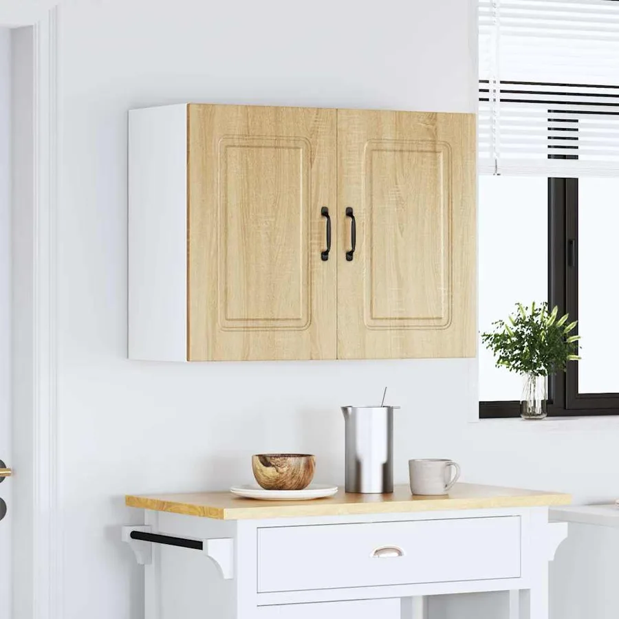 Armoire murale de cuisine Kalmar chêne sonoma bois d'ingénierie - 2