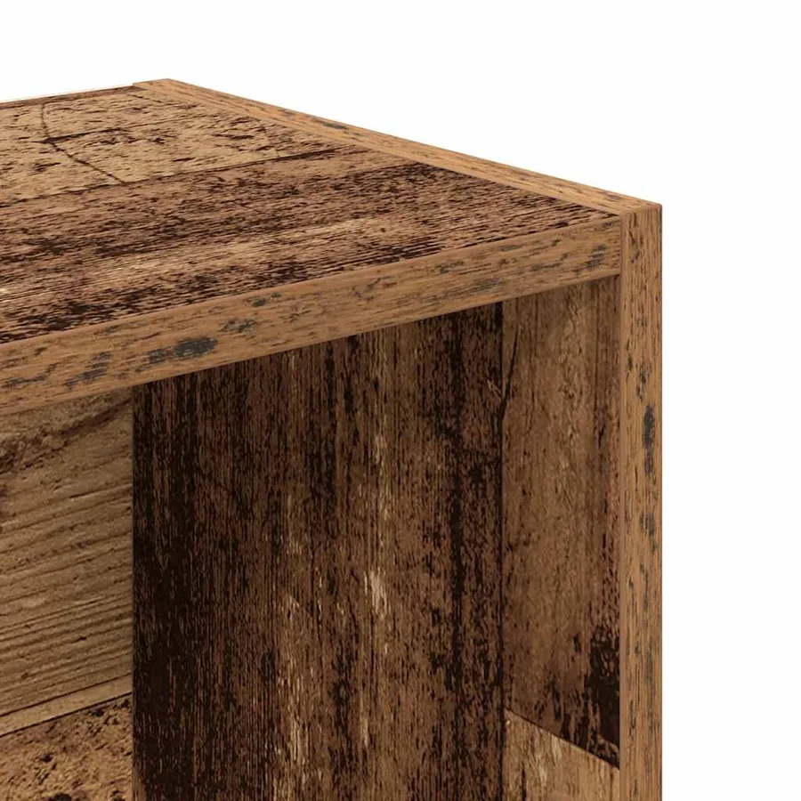 Bibliothèque vieux bois 31x24x102 cm bois d'ingénierie - 9