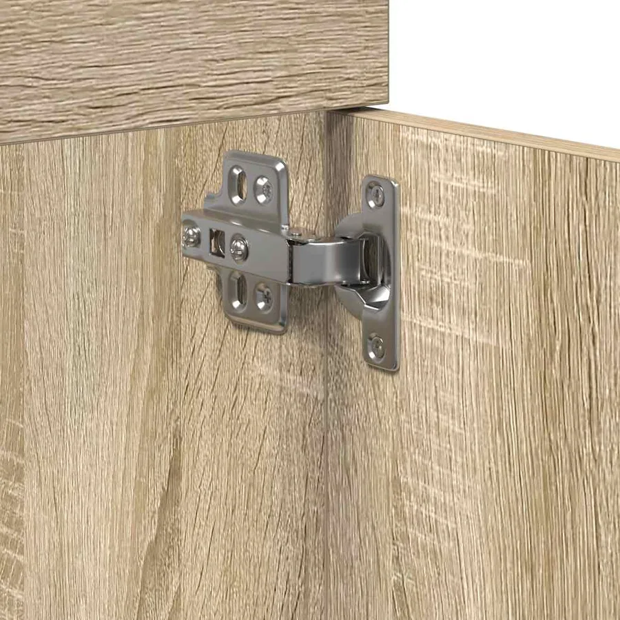 Armoire lavabo de salle de bain chêne sonoma 41x38,5x46 cm - 8