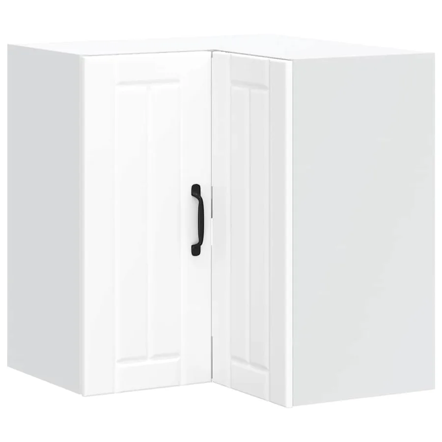 Armoire d'angle murale de cuisine Lucca blanc bois d'ingénierie - 2