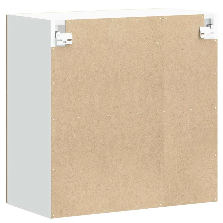 Armoire murale de cuisine avec porte vitrée "Lucca" en chêne Sonoma - 9