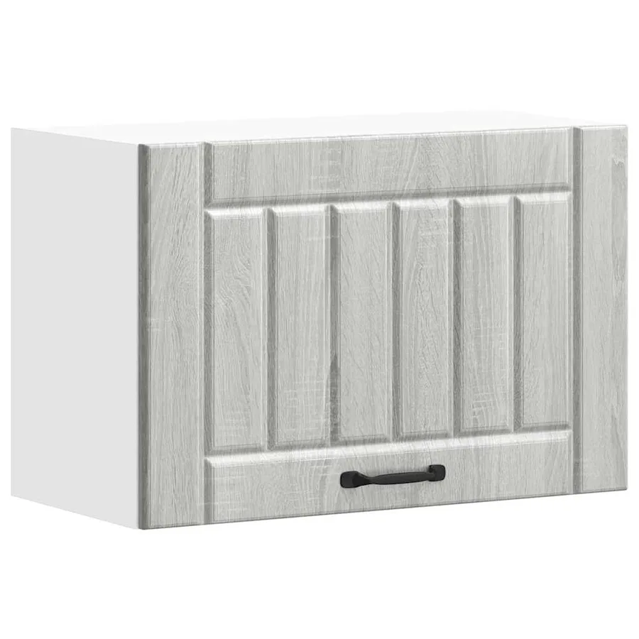 Armoire murale de cuisine Lucca sonoma gris bois ingénierie - 2