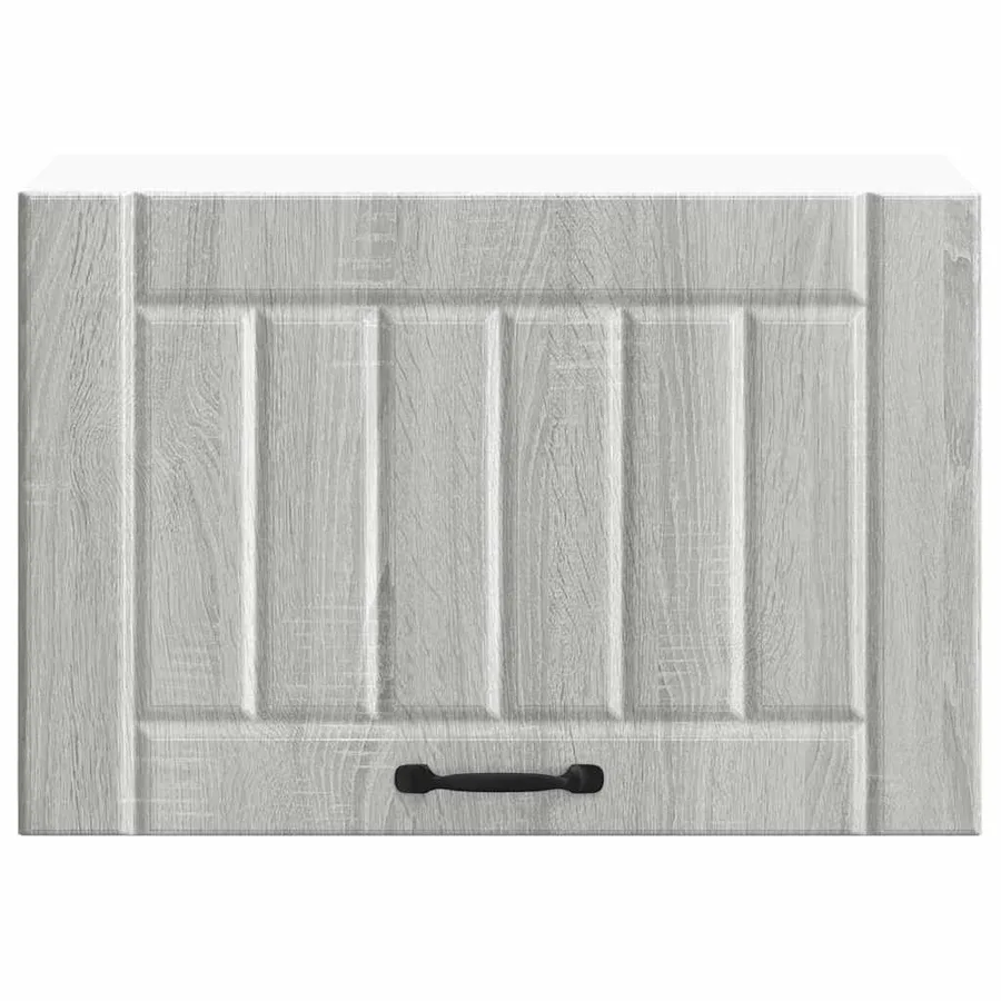 Armoire murale de cuisine Lucca sonoma gris bois ingénierie - 5