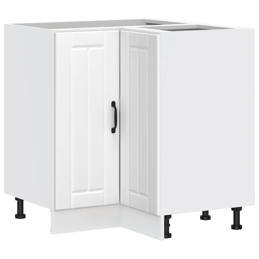 Armoire d'angle de cuisine Lucca blanc bois d'ingénierie - 2