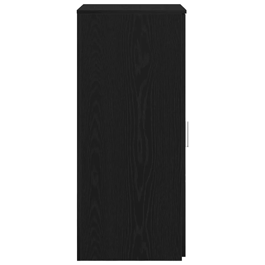 Armoire de rangement Noir 50x45x103,5 cm Bois d'ingénierie - 5