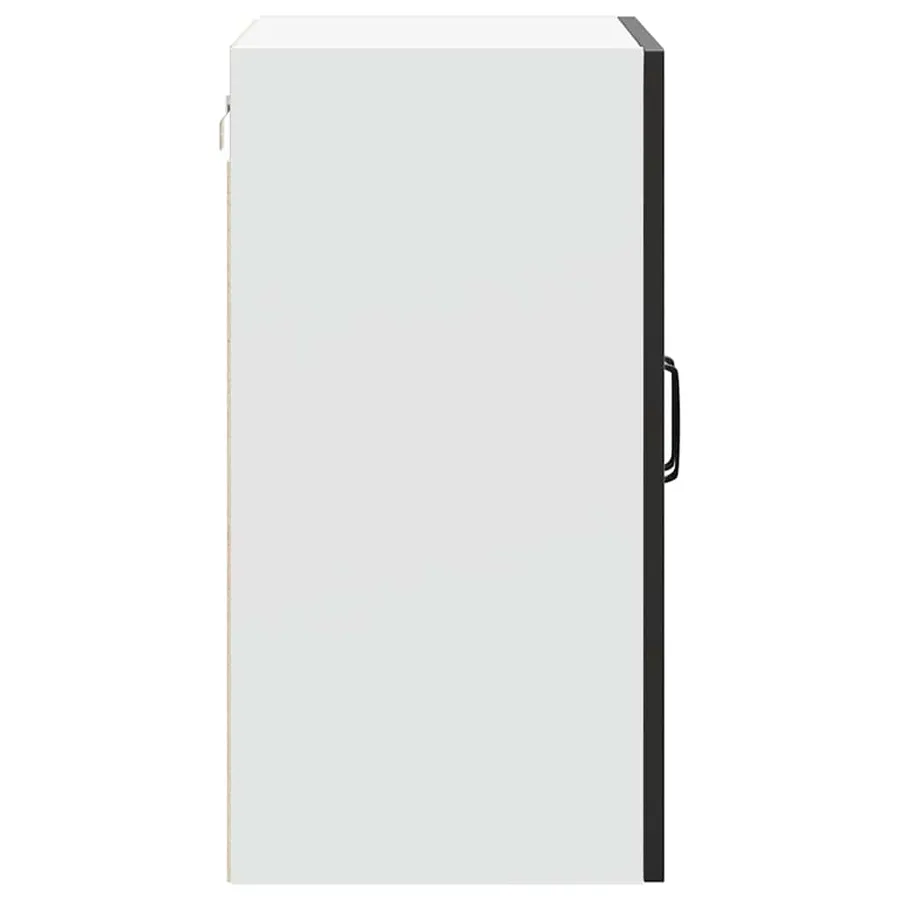 Armoire murale de cuisine Kalmar noir bois d'ingénierie - 7