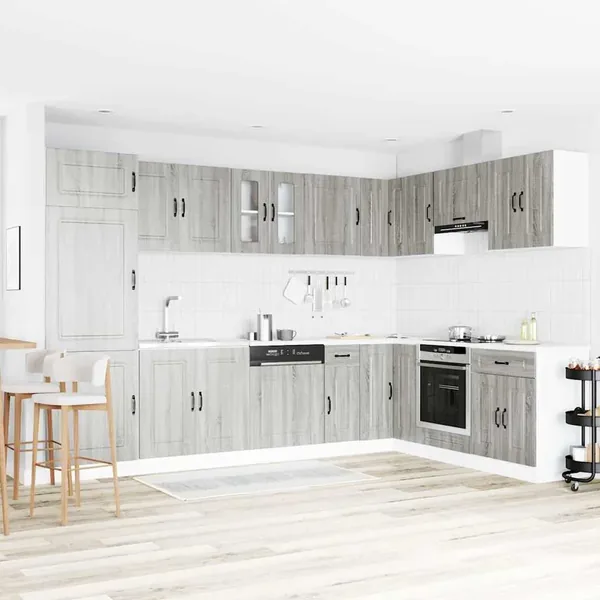 Armoire de cuisine Kalmar Gris Sonoma 80 x 46 x 81,5 cm
