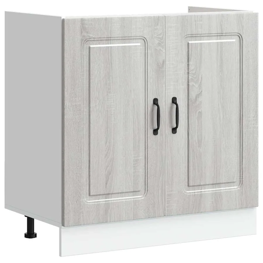 Armoire de cuisine Kalmar Gris Sonoma 80 x 46 x 81,5 cm - 4