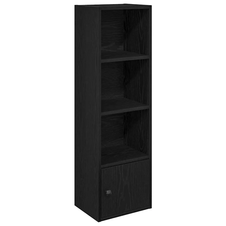 Bibliothèque chêne noir 31x24x102 cm bois d'ingénierie - 2