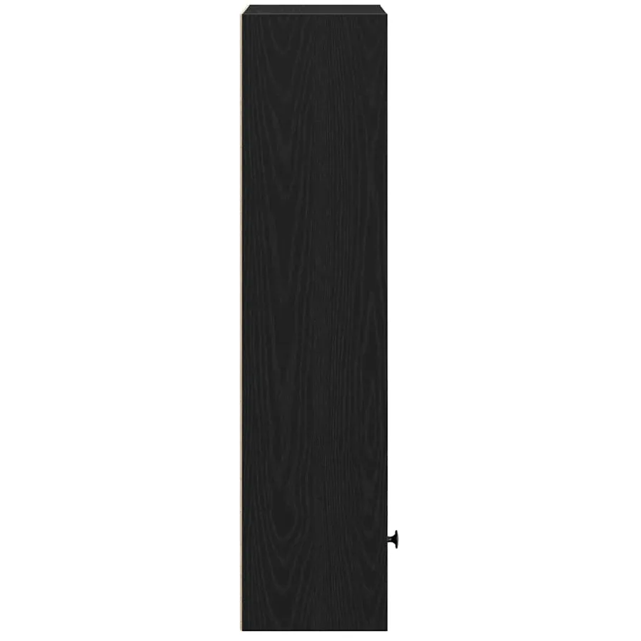 Bibliothèque chêne noir 31x24x102 cm bois d'ingénierie - 6