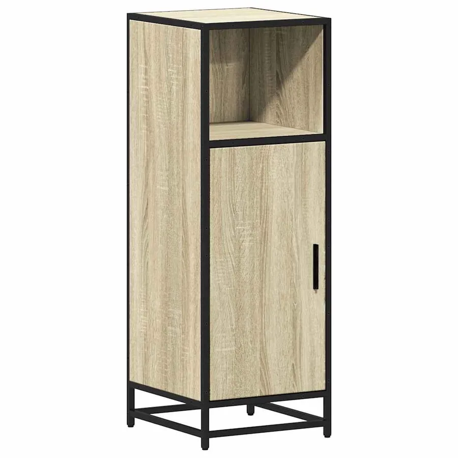 Meuble de salle de bain Chêne Sonoma 35x37,5x100 cm Bois d'ingénierie - 2