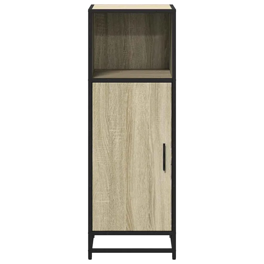 Meuble de salle de bain Chêne Sonoma 35x37,5x100 cm Bois d'ingénierie - 5