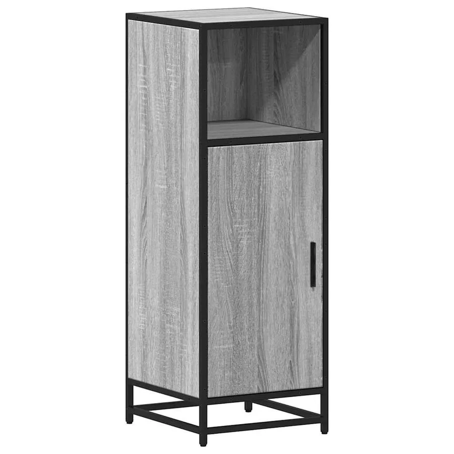 Armoire de salle de bain sonoma gris 35x37,5x100 cm - 2