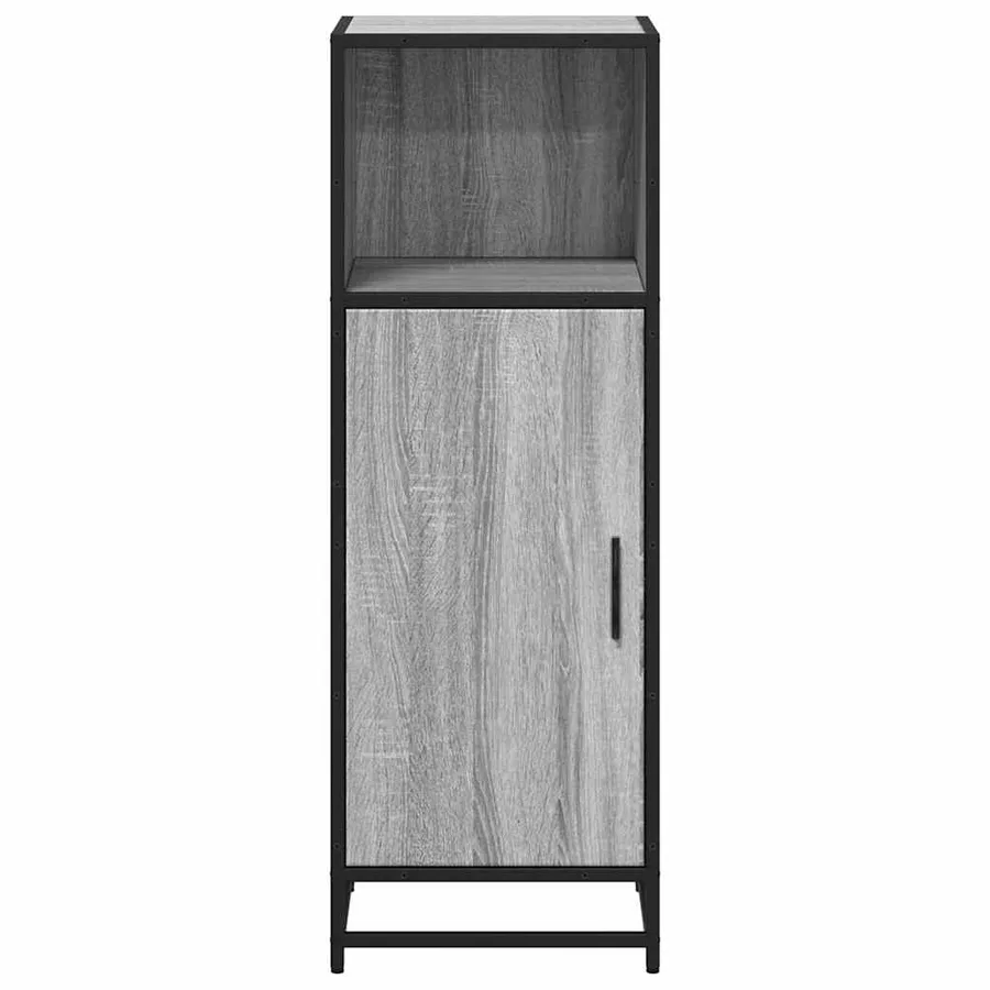 Armoire de salle de bain sonoma gris 35x37,5x100 cm - 5