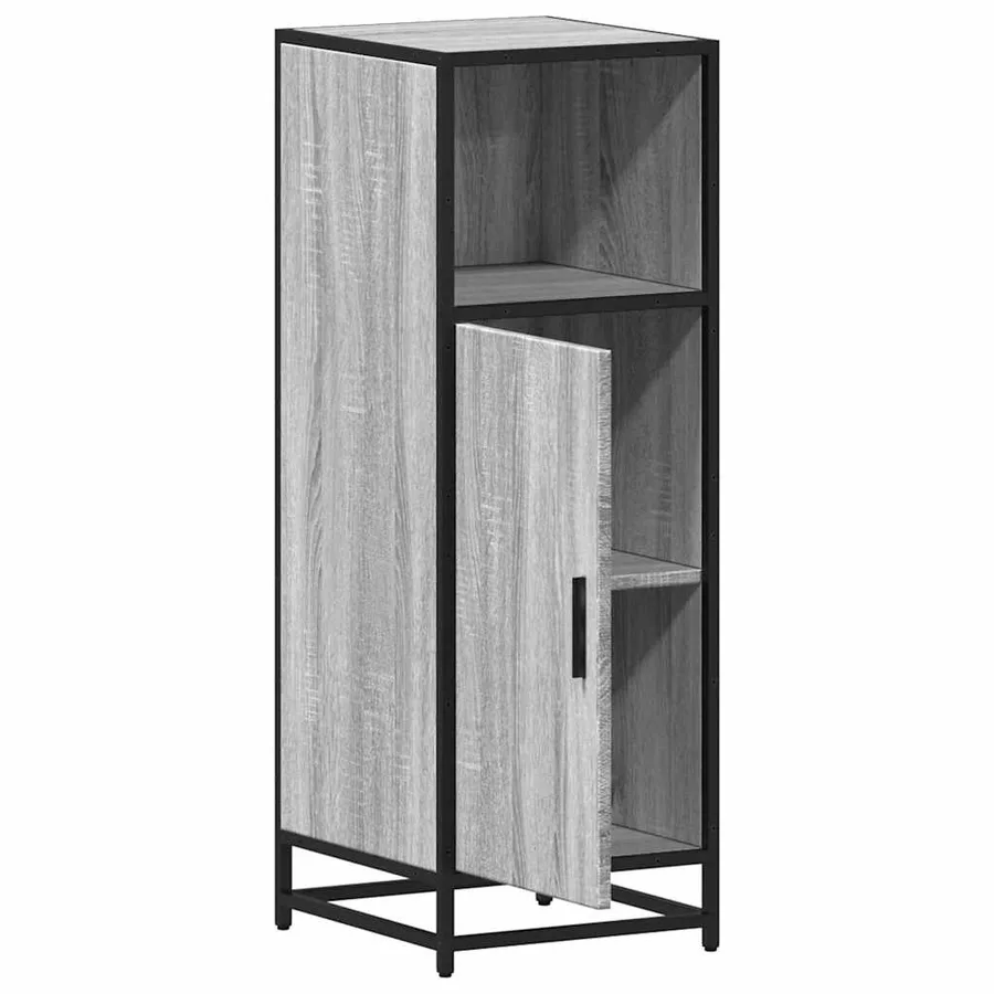 Armoire de salle de bain sonoma gris 35x37,5x100 cm - 8