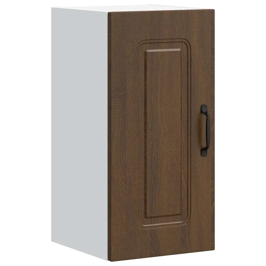 Armoire murale de cuisine Kalmar chêne marron bois d'ingénierie - 2