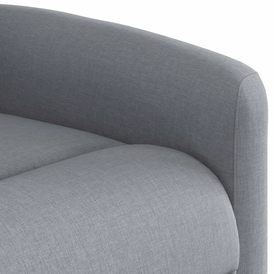 Fauteuil inclinable Gris clair Tissu - 8