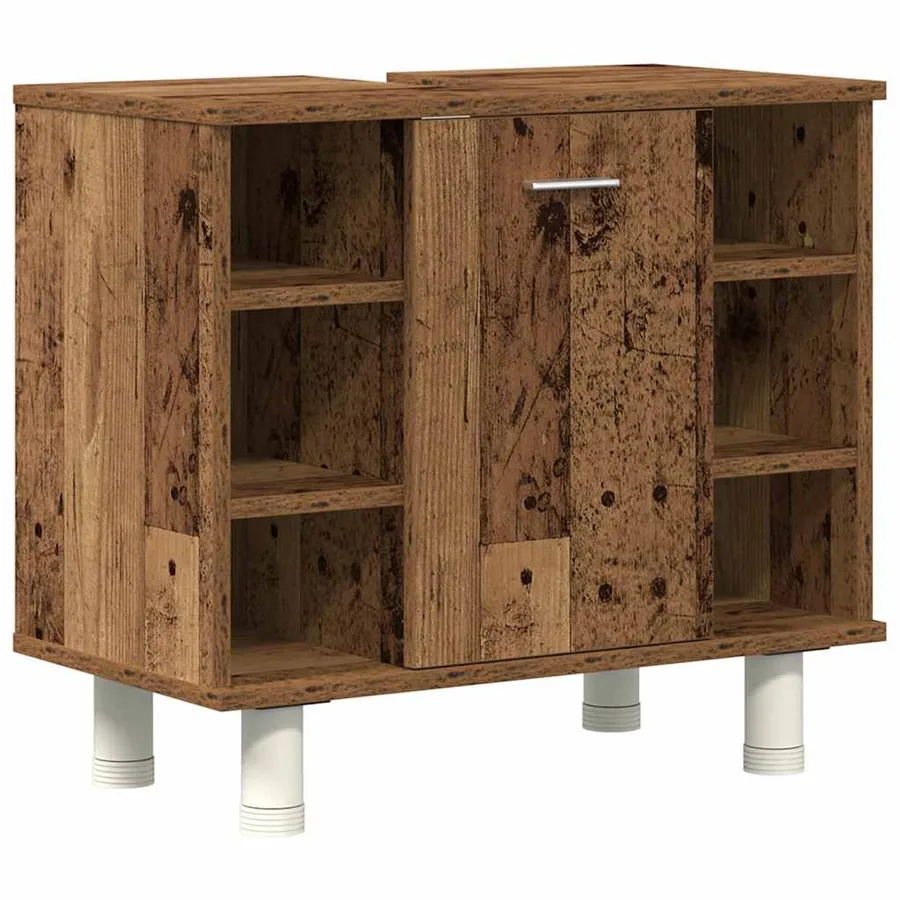 Ensemble de meubles salle de bain 3 pcs bois d'ingénierie - 6