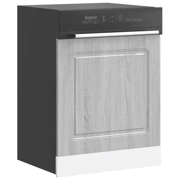 Panneau de lave-vaisselle Kalmar sonoma gris 60x1,5x57 cm