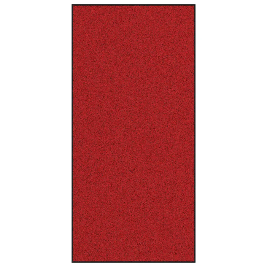 Tapis d'entrée Rouge et Noir 120 x 250 cm 100% Polyamide - 2