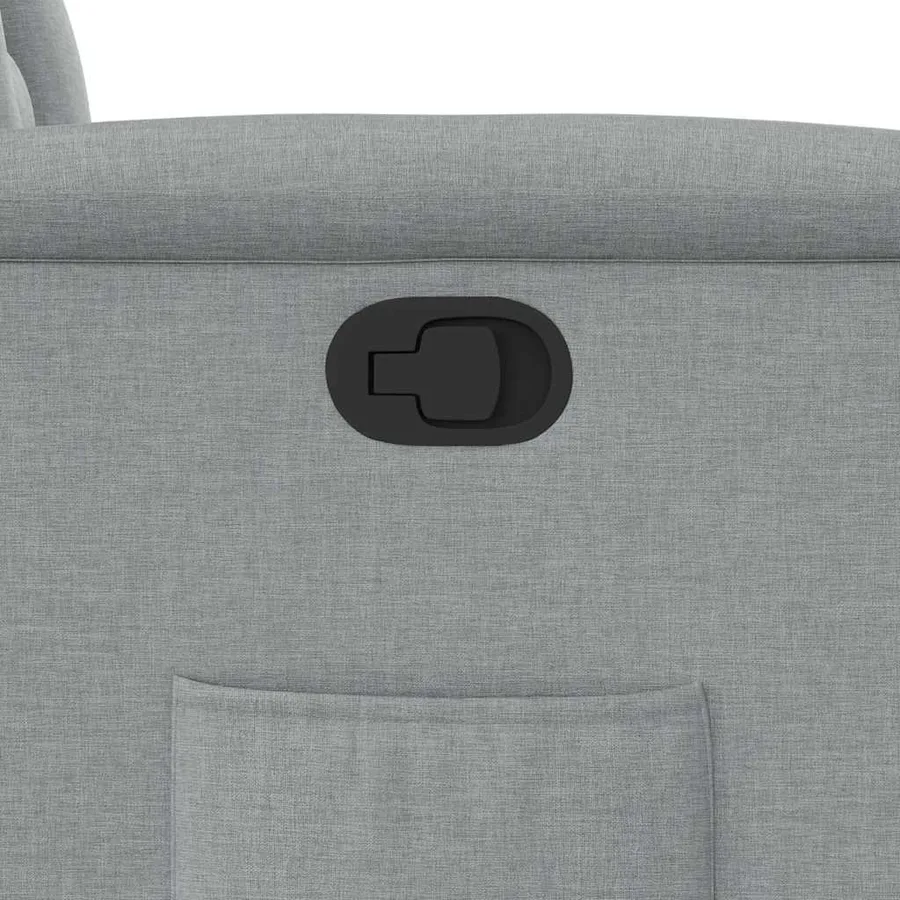 Fauteuil inclinable Gris clair Tissu - 12