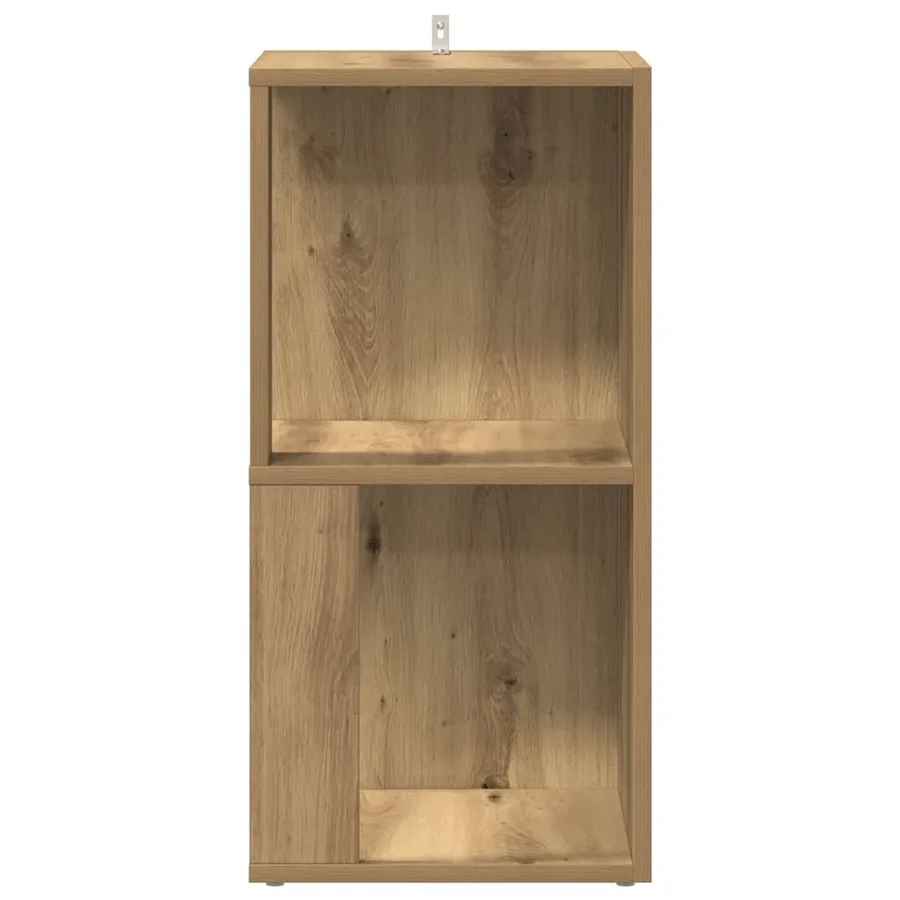 Armoire d'angle chêne artisanal 33x33x67 cm bois d'ingénierie - 6