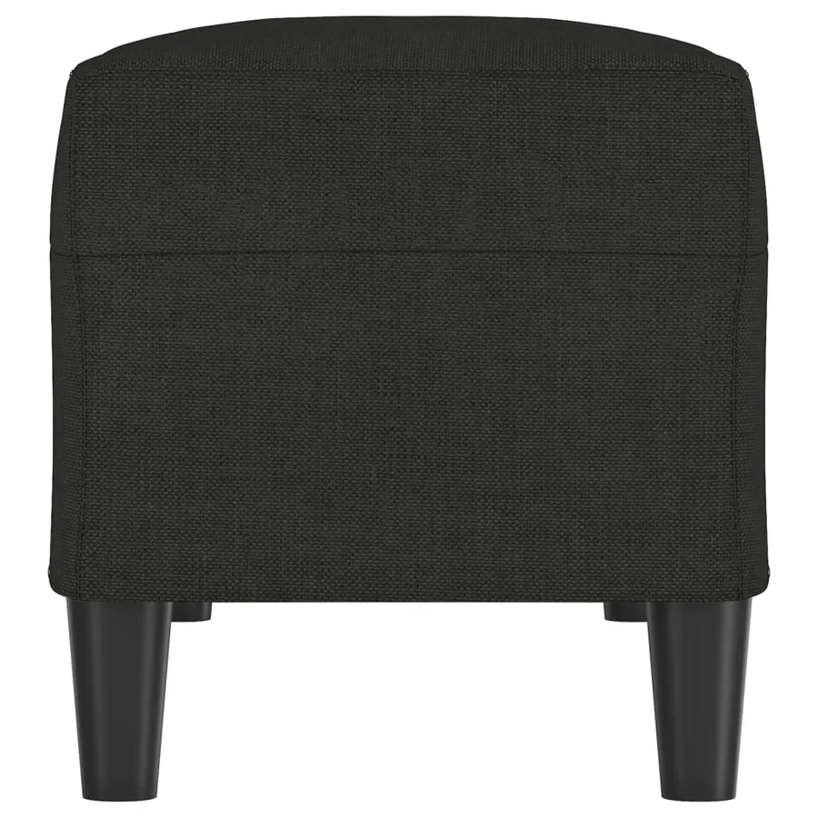 Banc Noir 100x35x41 cm Tissu - 4