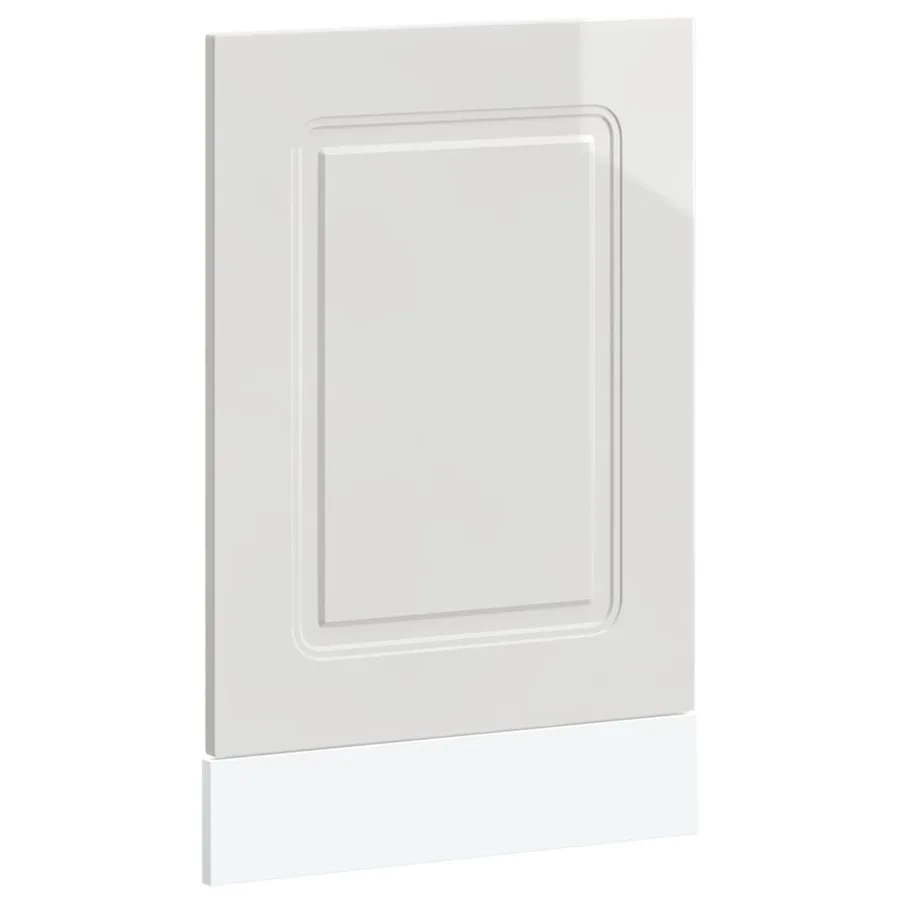 Panneau de lave-vaisselle Kalmar blanc brillant 45x1,5x57 cm - 2