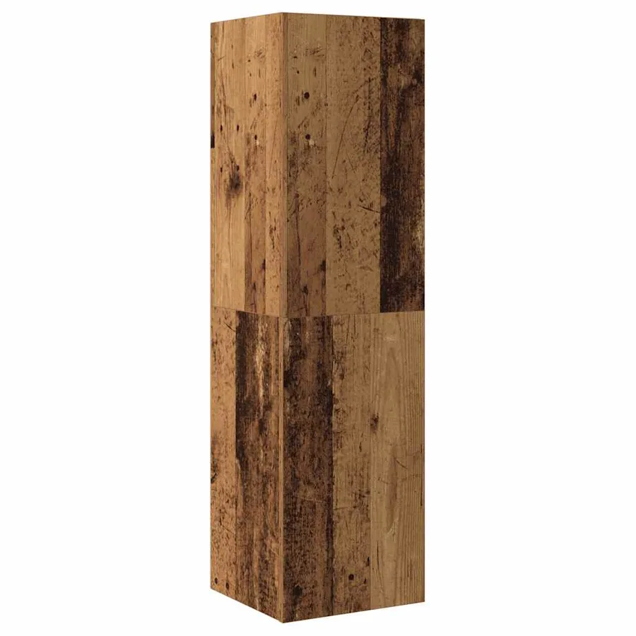 Meubles TV muraux 3 pcs vieux bois bois d'ingénierie - 4