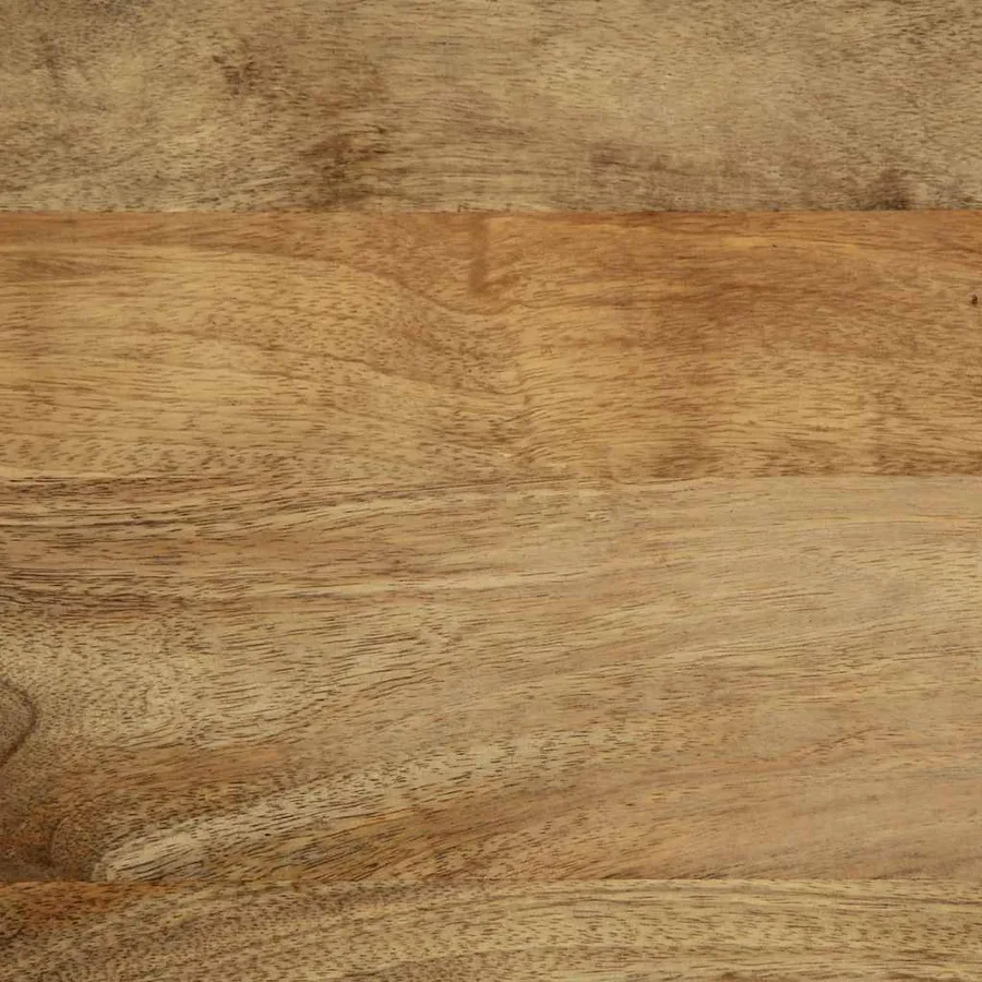 Meuble TV marron 100x33x46 cm bois massif de manguier - 10
