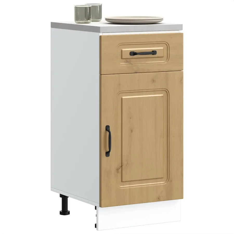Armoire de cuisine Kalmar chêne artisanal bois d'ingénierie
