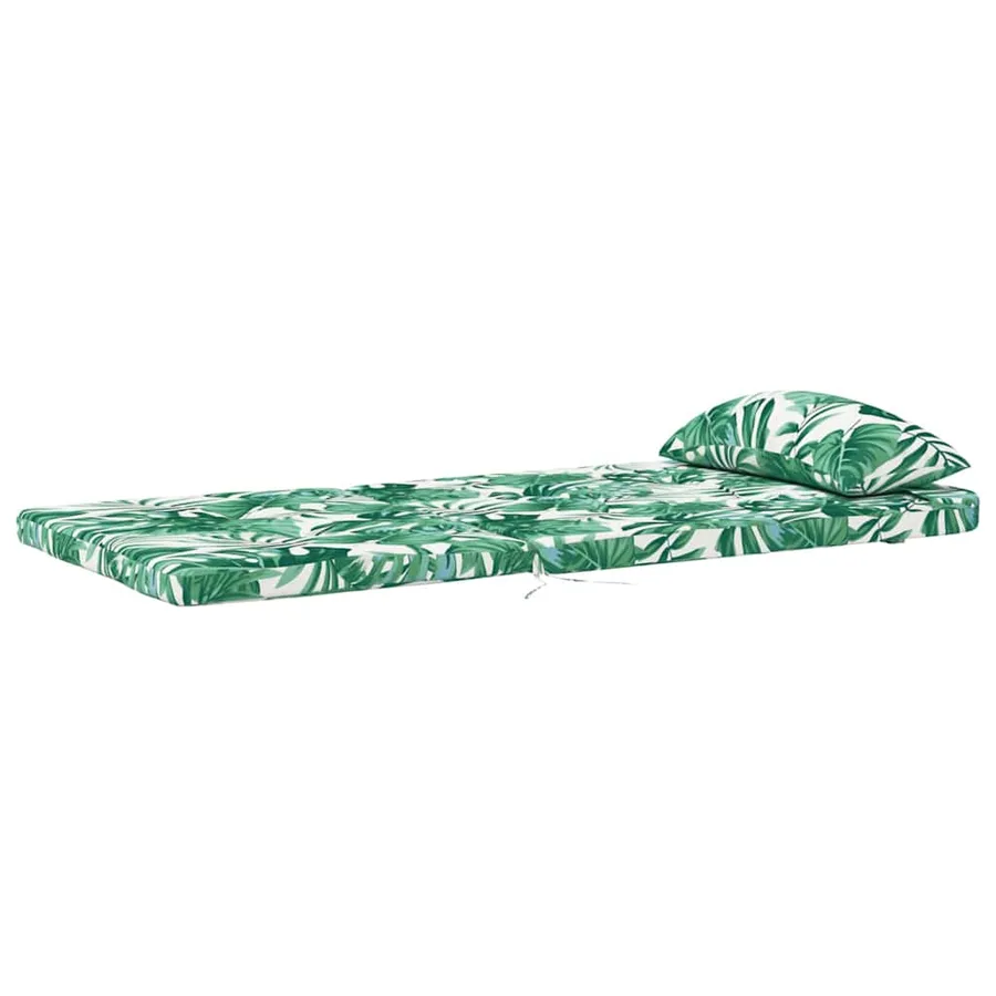 Coussins de chaise Feuille 2 pcs Motif feuille 58 x 77 x 4,5 cm - 4
