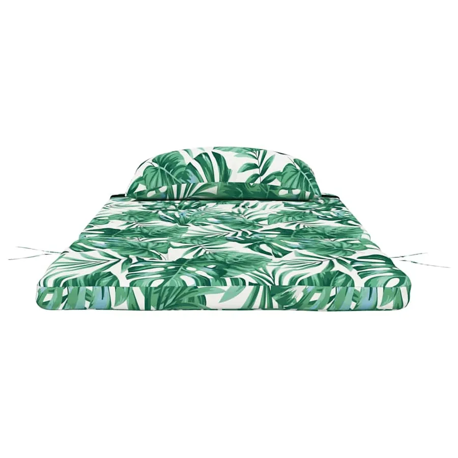Coussins de chaise Feuille 2 pcs Motif feuille 58 x 77 x 4,5 cm - 6