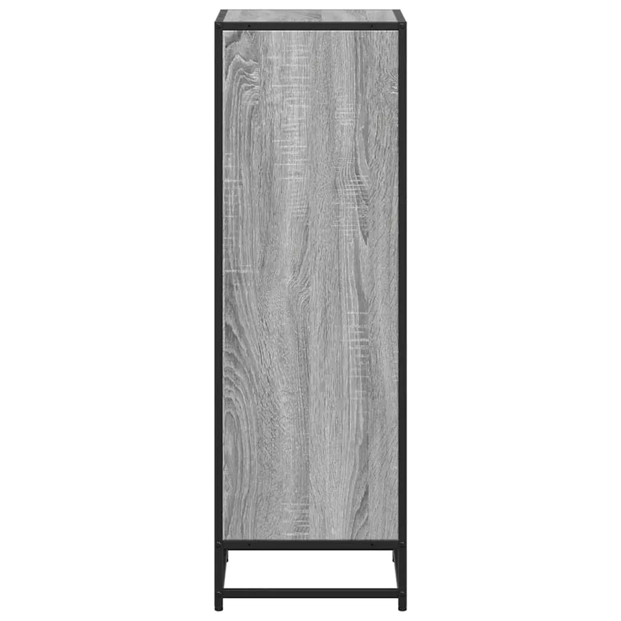 Bibliothèque sonoma gris 40x35x107,5 cm bois d'ingénierie - 5