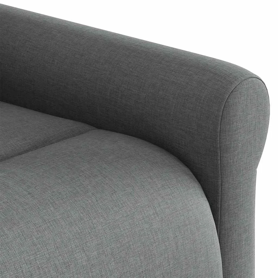 Fauteuil inclinable électrique gris foncé tissu - 12