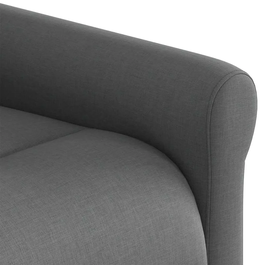 Fauteuil inclinable électrique Gris foncé Tissu - 11