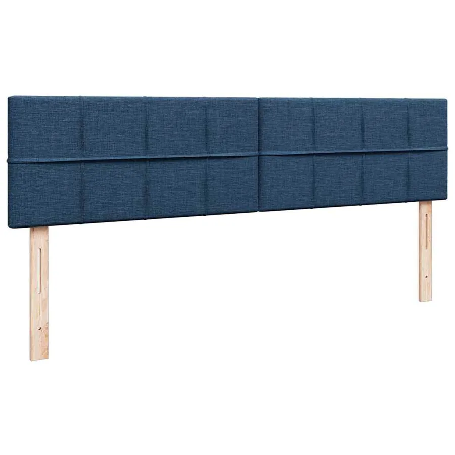 Lit ottoman avec matelas et LED bleu 180x200cm tissu - 10