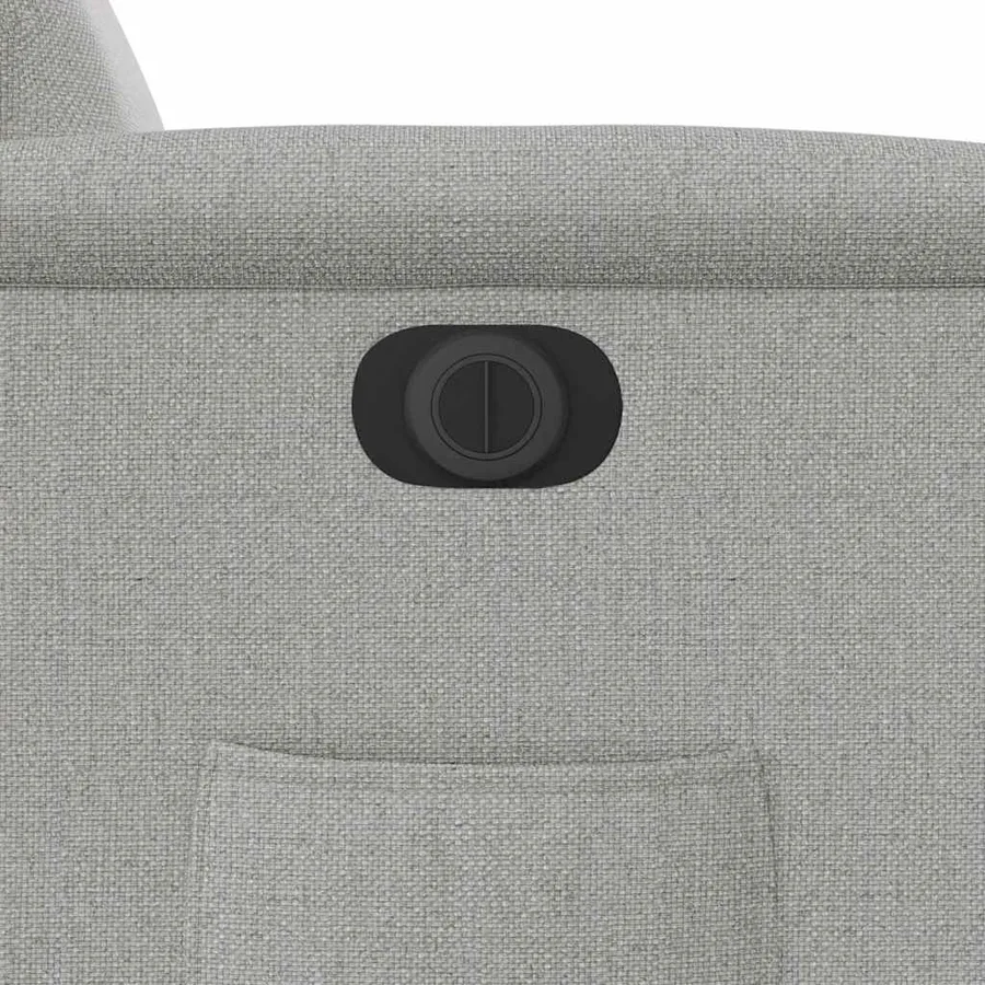 Fauteuil inclinable électrique gris nuage tissu - 13