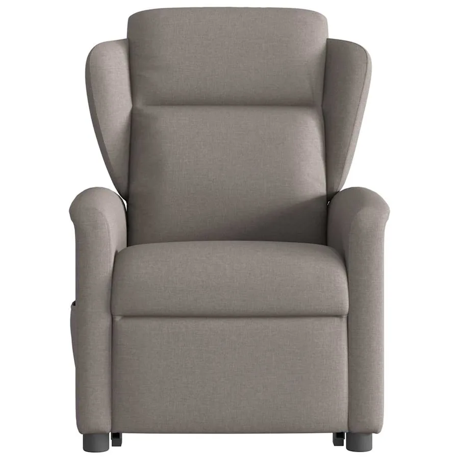 Fauteuil inclinable électrique taupe tissu - 5