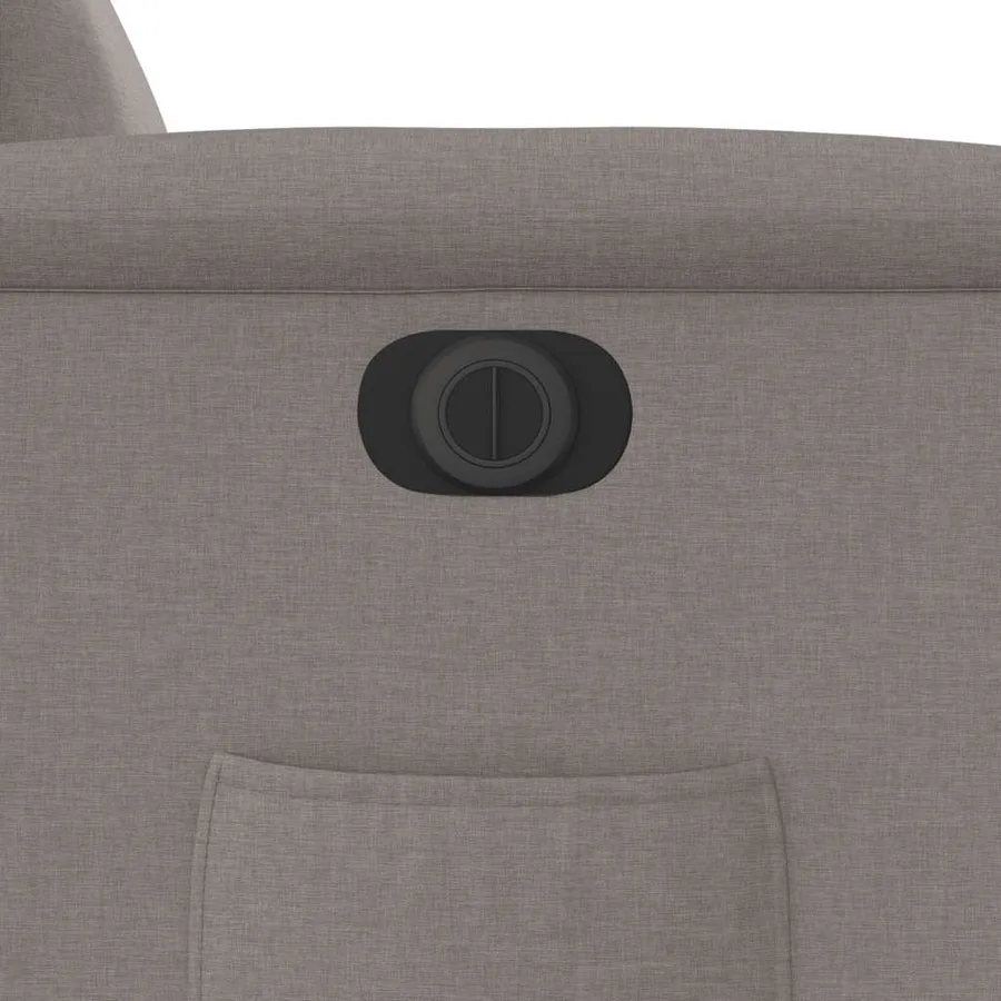 Fauteuil inclinable électrique Taupe Tissu - 11
