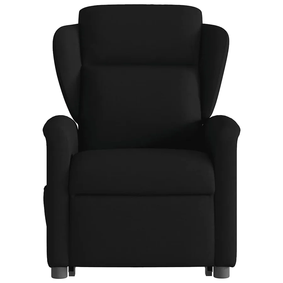 Fauteuil inclinable électrique noir tissu - 5