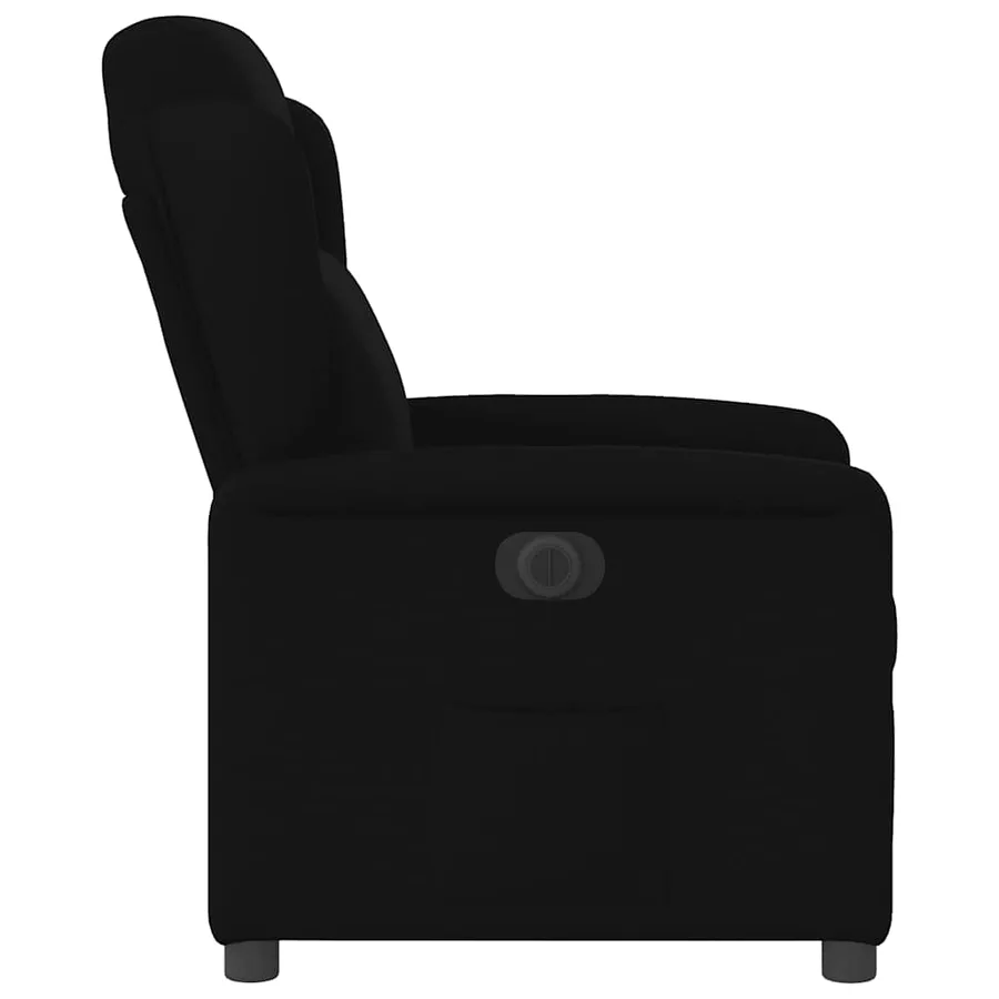 Fauteuil inclinable électrique Noir Tissu - 6