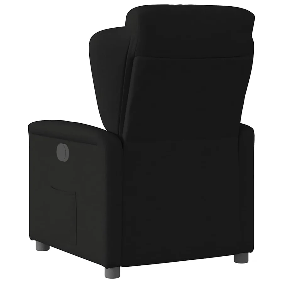 Fauteuil inclinable électrique Noir Tissu - 7