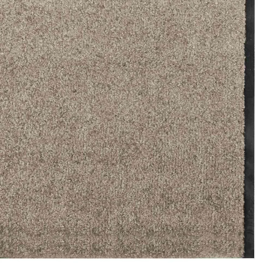 Tapis d'entrée Beige et Noir 120 x 350 cm 100% Polyamide - 4