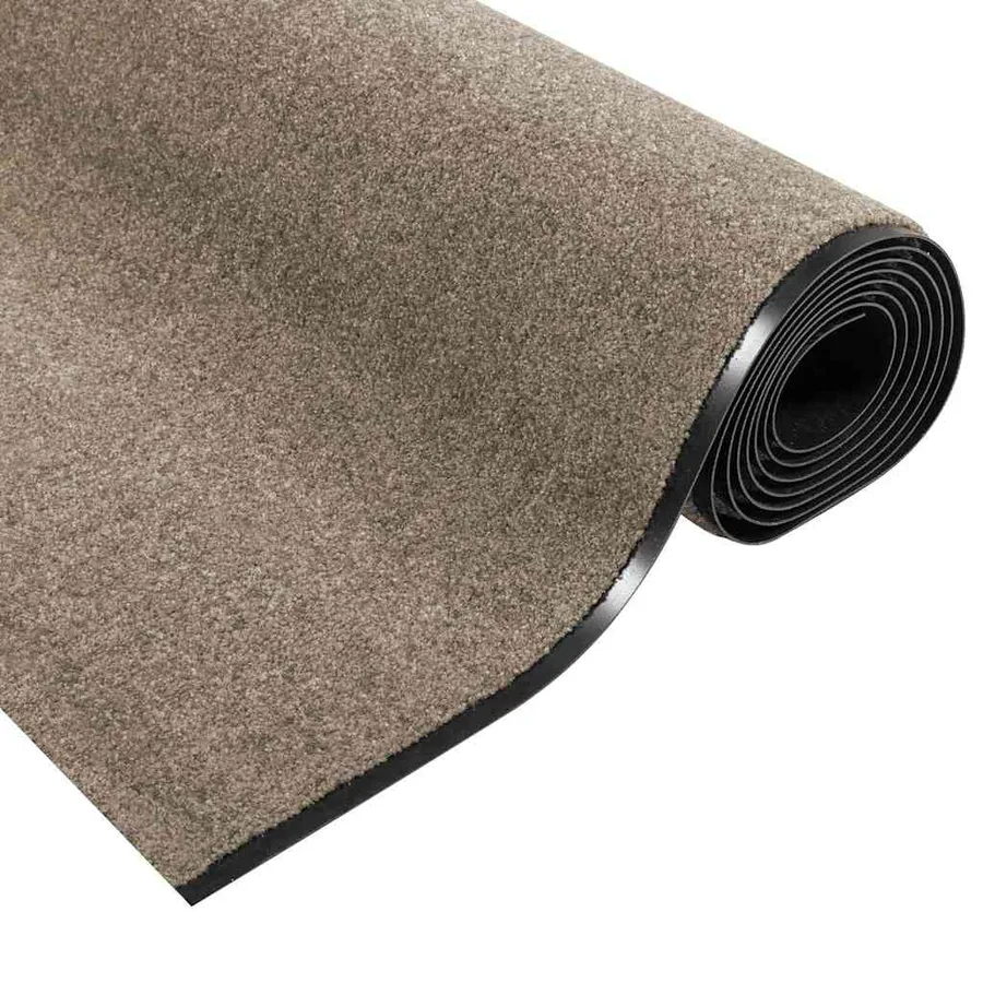 Tapis d'entrée Beige et Noir 120 x 350 cm 100% Polyamide - 5