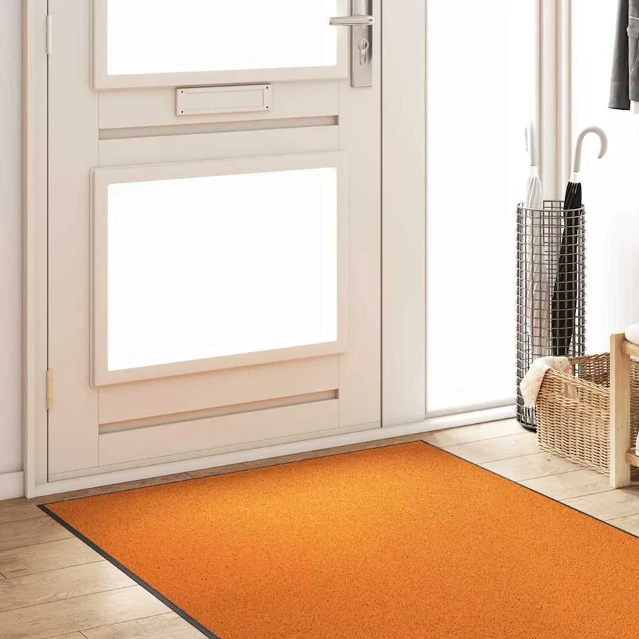 Tapis d'entrée Orange et Noir 120 x 300 cm 100% Polyamide - 3