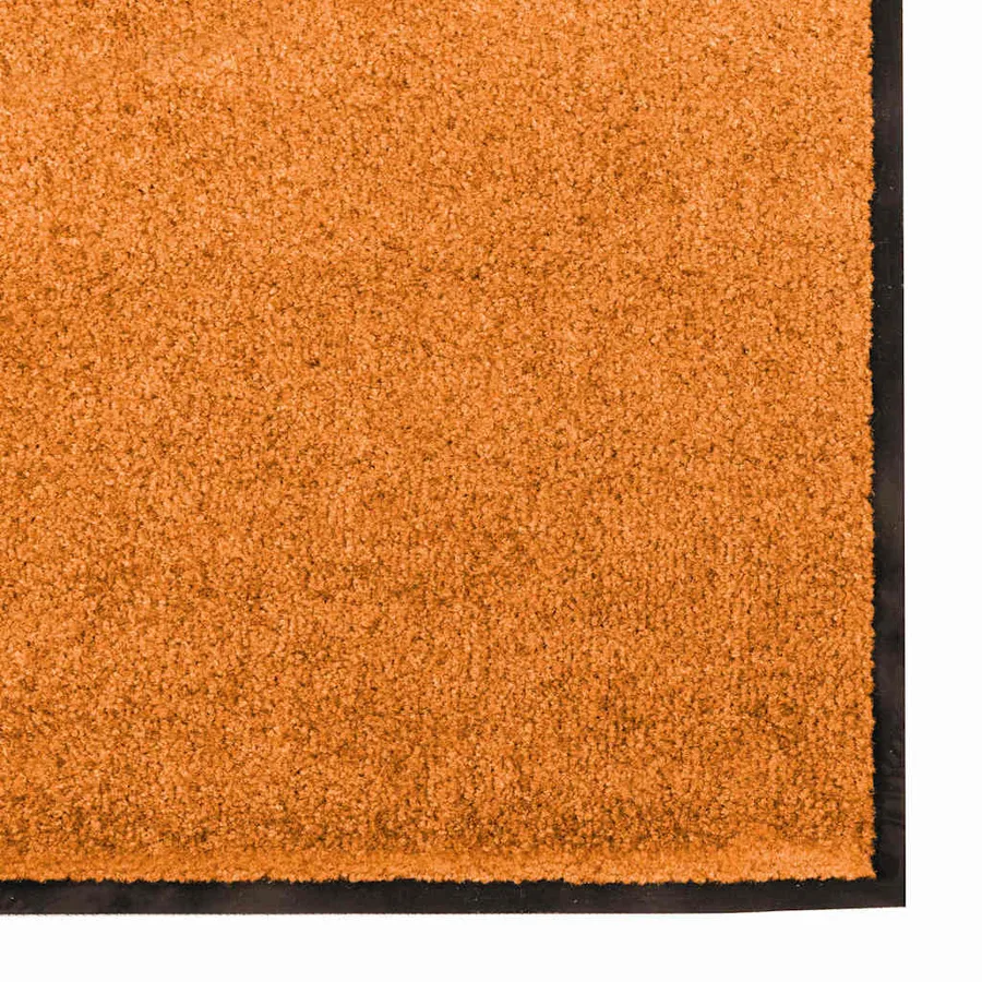 Tapis d'entrée Orange et Noir 120 x 300 cm 100% Polyamide - 4