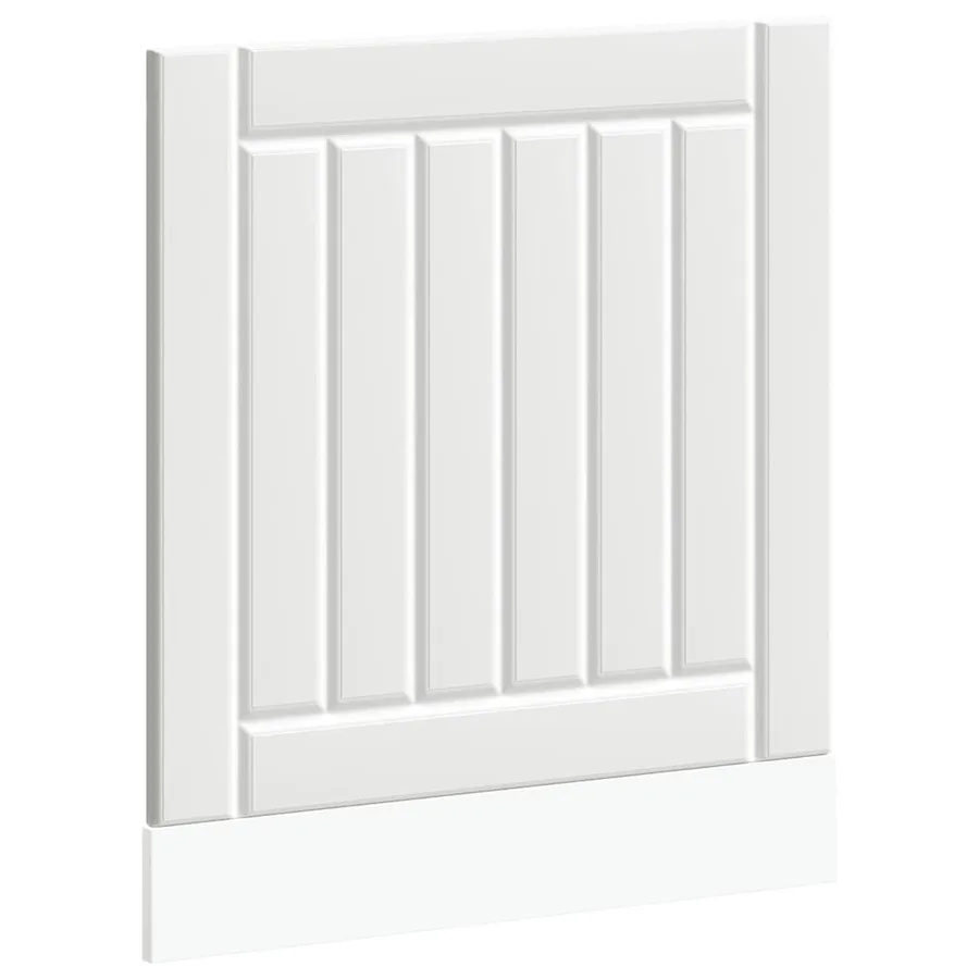 Panneau de lave-vaisselle Lucca blanc bois d'ingénierie - 2